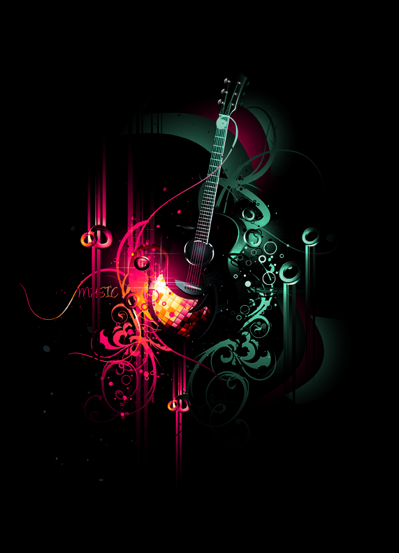 free vector Free Vector Musical Theme of the Trend of Illustration 3